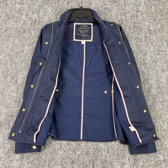 J.Crew Jacket Womens S Lightweight Relaxed Boyfriend Field Utility Downtown - Picture 2 of 8